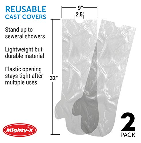 100% Waterproof Cast Cover Arm -【Watertight Seal】 - Reusable Adult Full Arm Cast Covers For Shower Elbow, Hand & Wrist - 2 Pack #TOP4