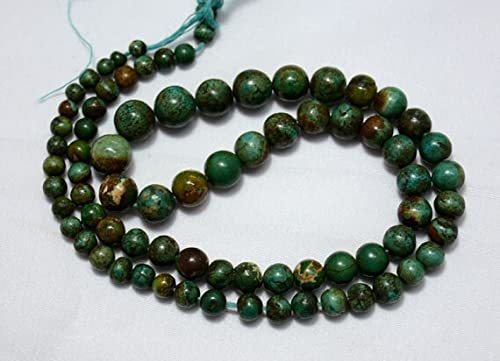 Turquoise Sleeping Beauty naturelle, perles rondes pour bijoux faits main