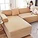 Mit Elastic Botto Sofabezüge Sofaüberwurf Waschbar Sofabezug Schutz Modisch Couch Abdeckungen Mit Krawatte Sofa Slipcover Mit Multi-size Verfügbar Sofahusse Sofa Abdeckung Für Indo-D 2 seater love sea