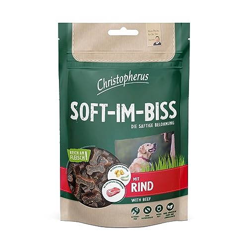 Christoperus Snacks Soft-Im-Biss con Carne de Vacuno, 125 g