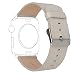 For Apple Watch Band Series 1 Series 2,TOROTOP Luxury Genuine Leather watch Band strap Bracelet Replacement Wrist Band With Adapter Clasp for 38mm Apple Watch(38mm-walnut brown)