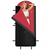 Full Body Red Light Therapy Mat 71' x 33' Redlight Therapy Blanket 2580 LEDs Near Infrared Red 660nm & 850nm Light Therapy Leather Bag for Back Shoulder Pain Relief