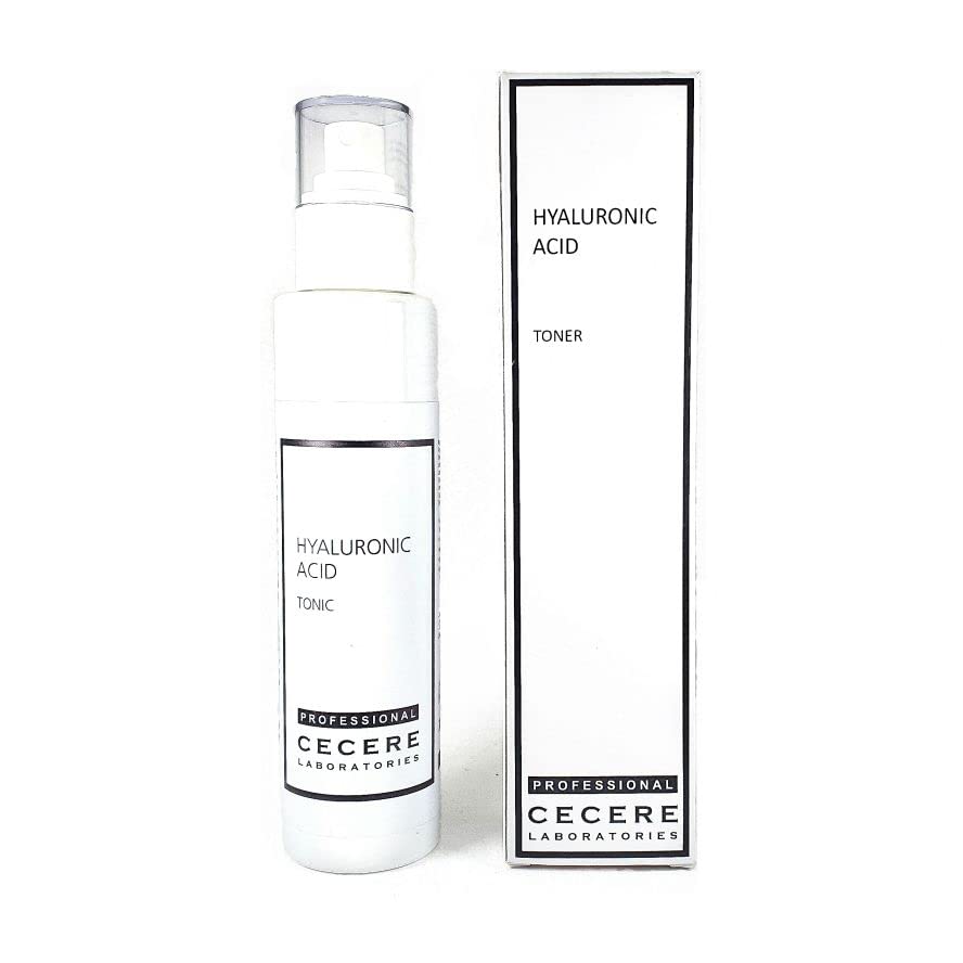 Cecere Laboratories(200ml/6.8oz) Professional Hyaluronic Acid Toner for Face, Sensitive Skin, Face Serum for Dry Skin helps to keep Skin Moisturized, Protective and Rebalance. (Pack of 1)