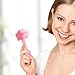 OSALADI Portable Manual Facial Cleansing Brush Pink Soft Silicone Skin Care Tool for Gentle Face Massage and Deep Cleaning Lightweight Home and Travel Accessory for All Skin Random Color