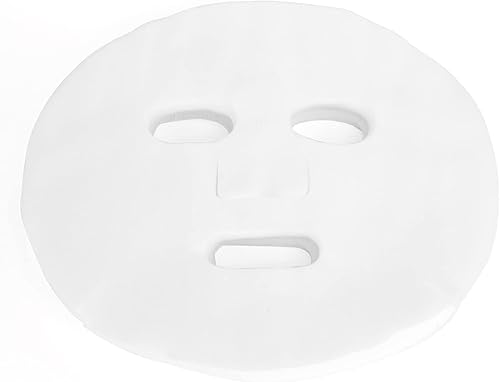 Cayanmydery Máscara facial de algodón puro, papel natural para el cuidado de la piel, papel precortado, hoja de papel facial (100 unidades)
