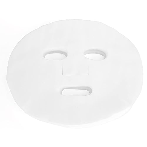 Papel de máscara facial de algodón, máscara facial de spa para el cuidado de la piel, papel precortado, hoja de papel facial máscara facial (100