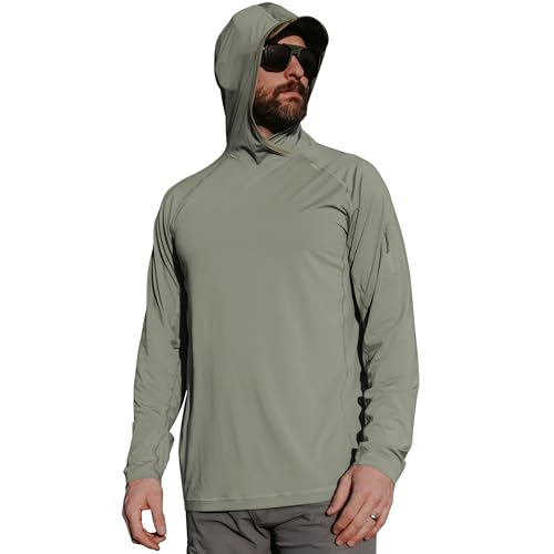 Vertx Men's Full Sun Hoody with Protection, Outdoor Performance Hoodie, Moisture-Wicking, Quick-Dry