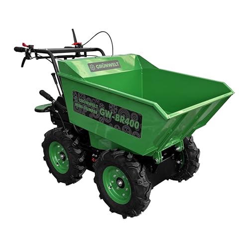 Mini Raddumper Grünwelt GW-BR400 Mini Transporter Allradantrieb Minidumper Allraddumper 400 kg 7PS