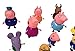 Mr Bigz 17 in 1 Mini Pig Family and Friends Set