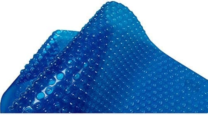 Heat Force 蓝色12x24英寸椭圆形太阳能池面盖