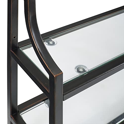 Crosley Furniture Aimee Wall Shelf, Oil Rubbed Bronze #TOP5