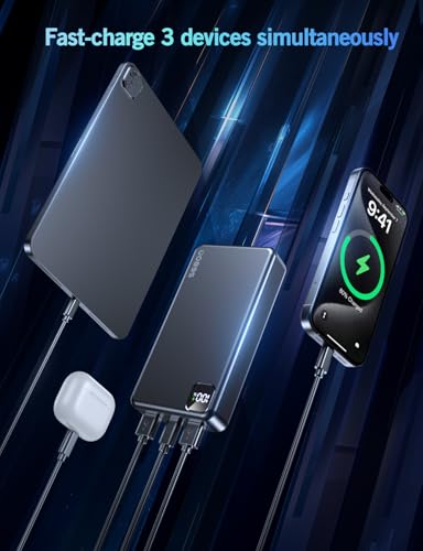 Portable Charger Power Bank, 56800mAh PD 22.5 W Fast Charging Battery Pack, Large Capacity Portable Power Bank for Camping Travel Essential Compatible with iPhone 17/16/15/14/13 Series, Samsung, iPad - Image 5
