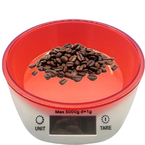 Báscula para granos de café, con indicador preciso de acero inoxidable y compacta, báscula de cocina para cocinar y pesar, para hogares privados, estudiantes, hotel, restaurante