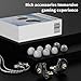 HiFiGo TRN ST7 2DD+5BA Hybrid in-Ear Monitor Earphones, HiFi IEMs Detachable Wired Earbuds with Ergonomic Design and Delicate Tuning (3.5mm, White Without Mic)