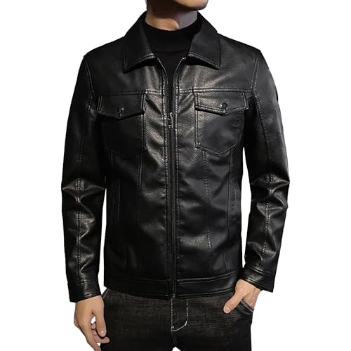 Manteau de moto homme style urbain printemps automne blouson léger zippé