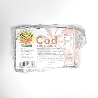 Sunshine Saltfish COD Salted Cutlets (200g)