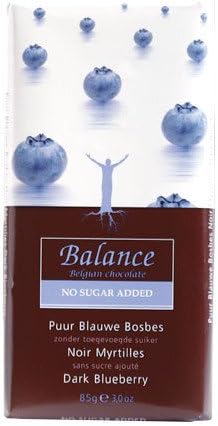 Klingele Balance Belgian Chocolate - Dark Blueberry - 85g (Case of 12)