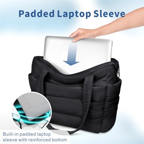 TOPDesign Puffer Tote Bag for Women