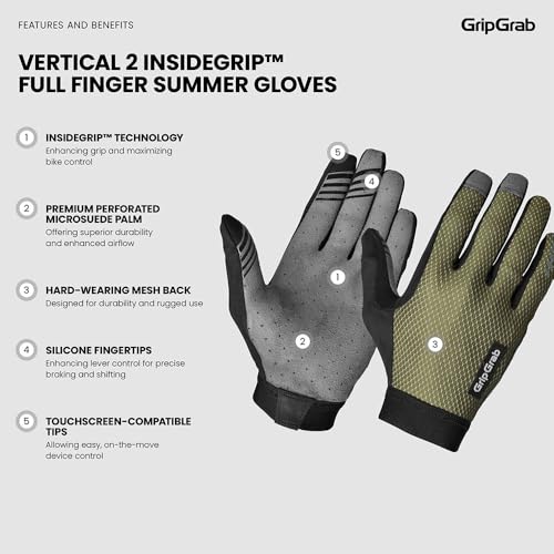 GripGrab Vertical 2 Insidegrip™ Gloves XL grip interne maximal VTT