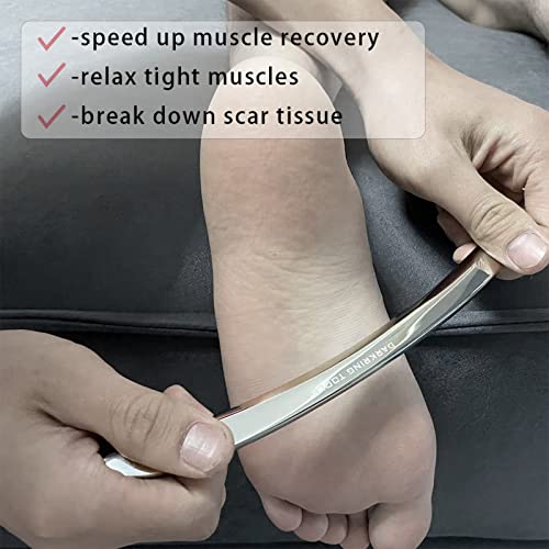 Darkring Muscle Scraper Tool Set (6-Piece) For Deep Tissue Massage Gua Sha Stainless Steel Fascial Release Tool Soft Tissue Mobilization Tool Set (Storage Bag) #TOP1