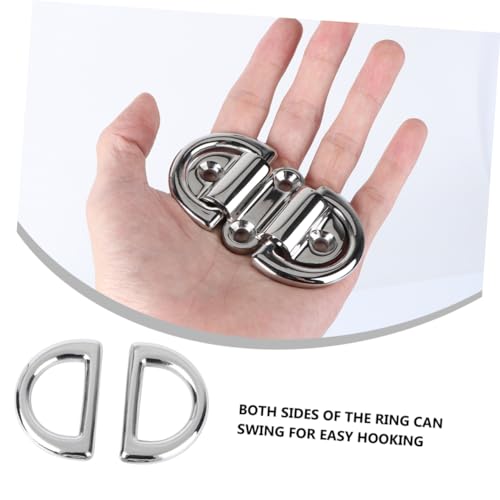 Anillo en D resistente de acero inoxidable con soporte de carga marina 3