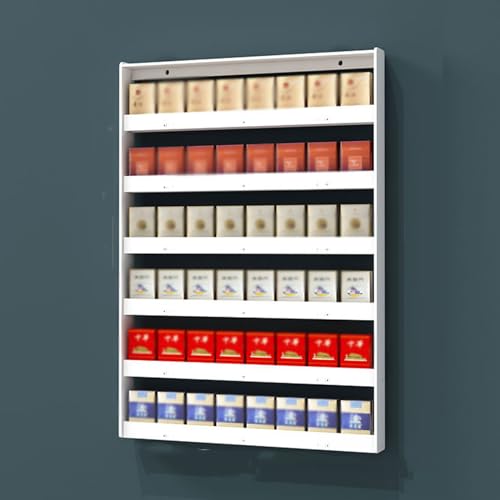 Étagère automatique pour cigarettes : présentoir mural sans perçage facile