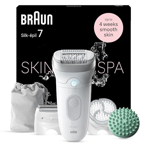 Braun Silk-épil 7 SkinSpa Depilatore Donna, Epilatore...