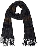 antony morato  Antony Morato Herren Sciarpa Jacquard Con Frange Schal, Blau (Ink Blu 7073), One size (Herstellergröße: UN)