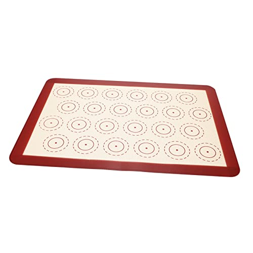 Mikikit Alfombrilla de Silicona para Hornear Macaron Resistente al Calor Antiadherente Reutilizable para Horno y Cocina