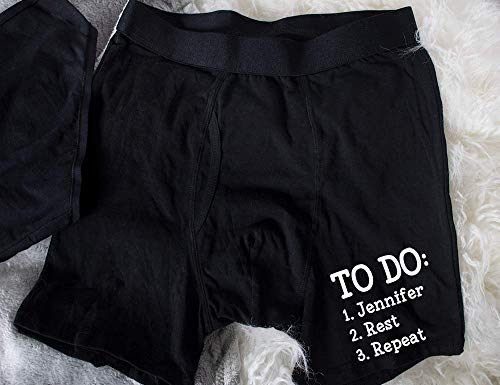 Men and Women Custom Funny Underwear Matching Set Funny Couple Underwear Personalized His Hers Gift4