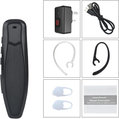 Walkie Talkie Bluetooth Headset, Bluetooth Earpiece with Noise Cancelling Mic, Compatible with Radtel BaoFeng Kenwood Btech Radios uv-k5 uv-5r BF-F8HB & More. (Updated Version) by radtel - Image 6