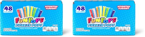 Image of FunPops Freeze Pops, Variety Pack, 2 oz, 48 Count Box (Pack of 2)