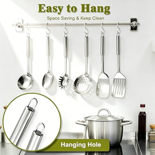image for Blithely Stainless Steel Kitchen Utensils Set - 12pcs Cooking Utensils