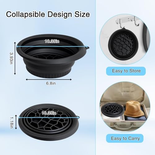 Image of Agonize Face Ice Bowl with Ice Tray, Collapsible Silicone Ice Bath (2) | Face Ice Bowl with Ice Tray