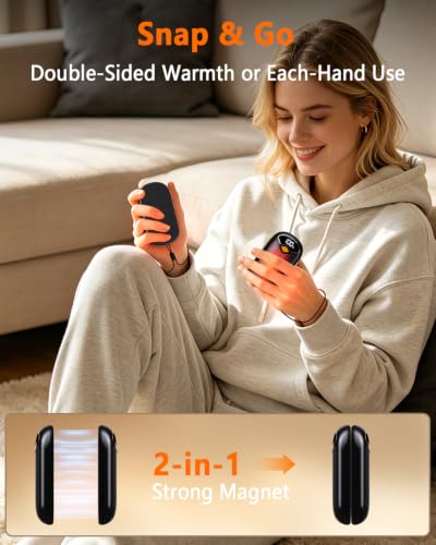 BEYYON Hand Warmers Rechargeable Electric Warmer 2 Pack LED Display 4 Heat Levels - image 4