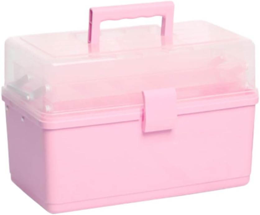 Toddmomy Multi Layer Portable First Aid Storage Box for Home Use