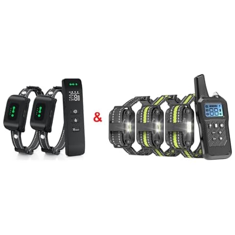 FunniPets Vibrating Dog Collar No Shock and Dog Shock Collar 3 Pack Cover