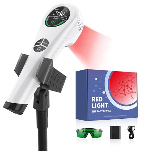CAREMORR Handheld Red Light Therapy Device - 650nm & 808nm