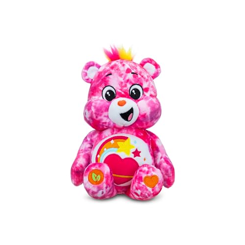 ABBRACCIA LA GIOIA: con l'Orsetto del Cuore Beato: unisciti al mondo dei Care Bears con lo splendido Orsetto del Cuore Beato, un simbolo di gioia e affetto. Questo peluche di 22 cm incarna i valori fondamentali dei Care Bears: diffondere pace, amore e felicità a tutti.