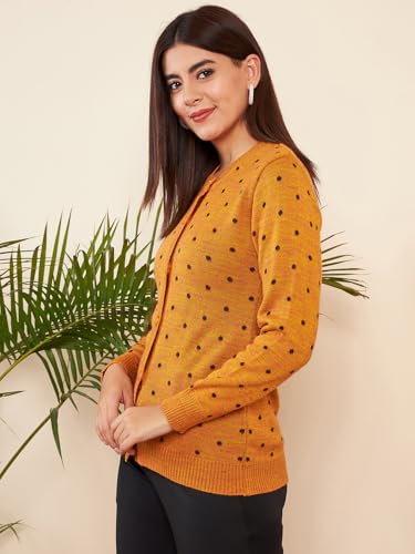 Image of Pivl Womens Winter Season Round Neck Full Sleeves Sweater /Cardigan