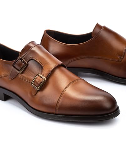 Martinelli Para Hombre. 1492-2632Z Zapatos De Piel Empire 1492 MarróN (46), Plano, 1 A 3Cm, Hebilla, Casual, CláSico - 4