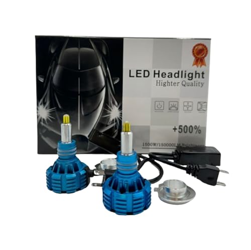 DISCORAMA KIT LED H7 LUCI LAMPADINE 360° FARI LENTICOLARI AUTO, COPPIA LED H7 120W CANBUS 6000K LUCE BIANCA
