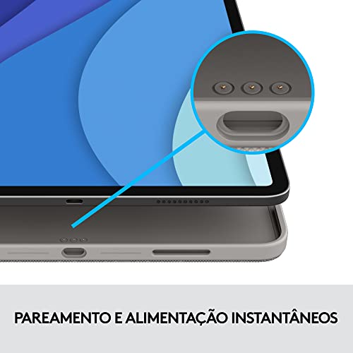 Capa com Teclado Logitech Combo Touch para iPad Pro 12.9