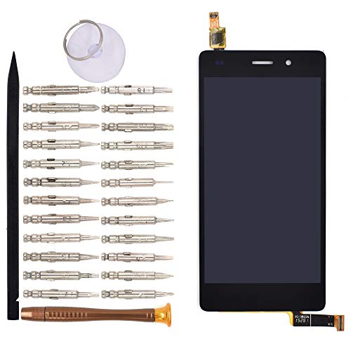 LCD Screen Display with Digitizer Touch Panel Without Bezel Frame for Huawei P8 lite ALE-L21(Black)
