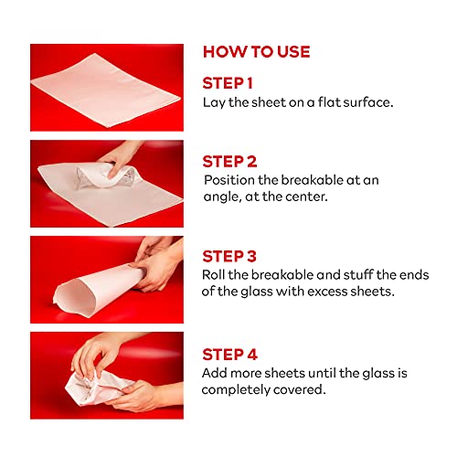 Xfasten Newsprint Packing Paper Sheets For Moving 8.5 Lbs (45Gsm) Dish Moving Paper Packing 200 Sheets 30.7” X 21” Clean Newsprint Dish Packing Paper For Shipping | Essential Moving Supplies Paper #TOP5