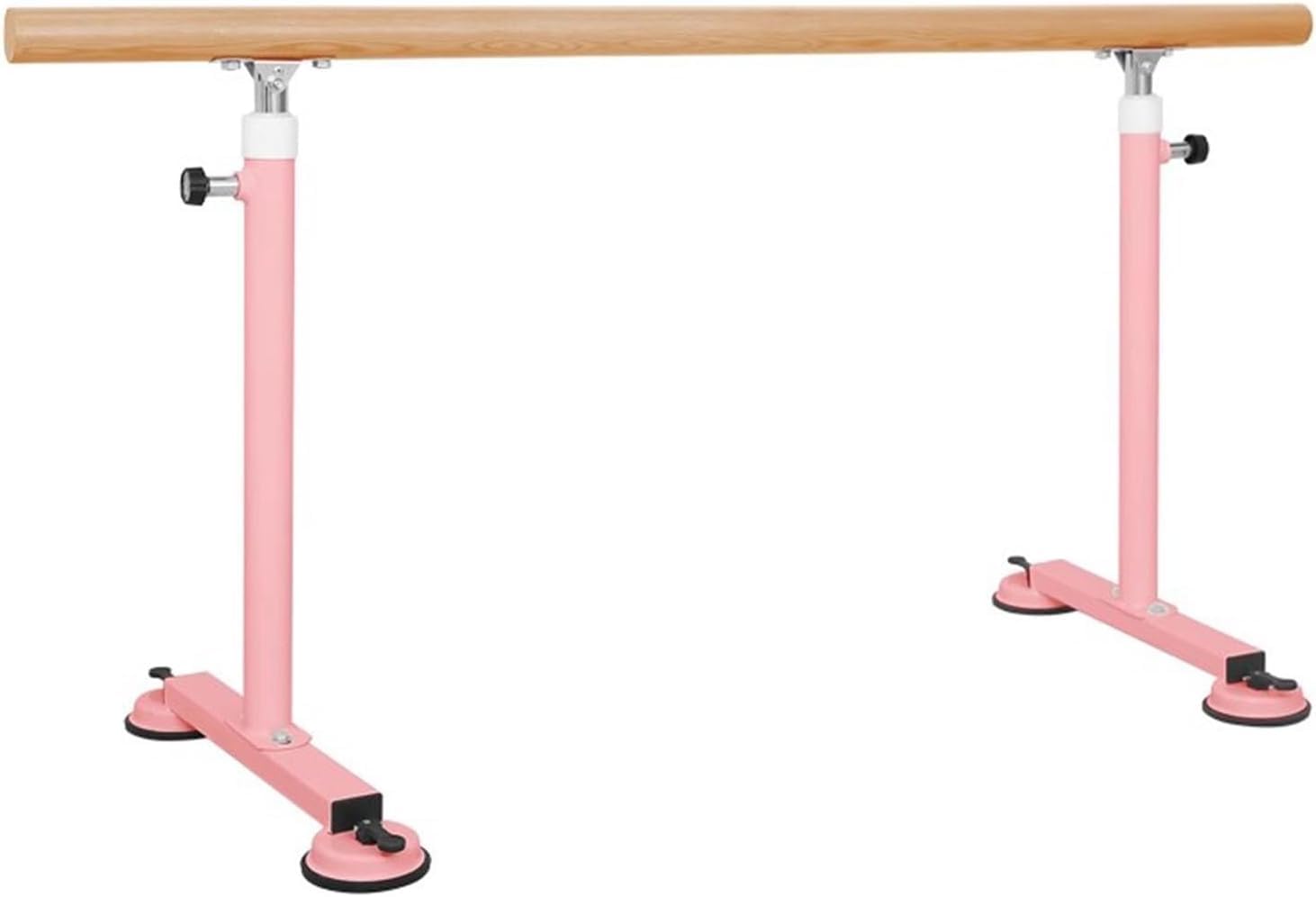 Barre de danse autoportante réglable 80-120 cm et portable pour étirements adultes