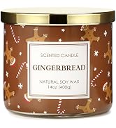 Christmas Candle, Christmas Gingerbread Candle, Christmas Candle Gifts for Women Christmas Decora...