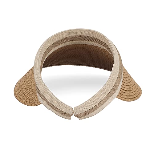 Sombrero de verano para mujer con visera de playa miniatura 5