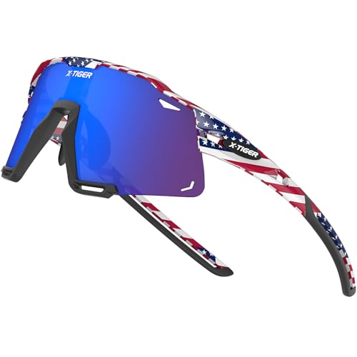 Image of X-TIGER Polarized Kids Sunglasses Youth Baseball Sunglasses UV400 Boys Girls Sports Sun Glasses for Softball Cycling Scooter