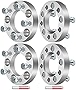 Abrillvt 5x4.5 Wheel Spacer 1 inch 4PCS Thread Size 12x1.5 Wheel Adapter Compatible with for CL 01-03 for NSX 91-05 for RDX 07-12 for STS 05-11 for Eldorado 92-02
